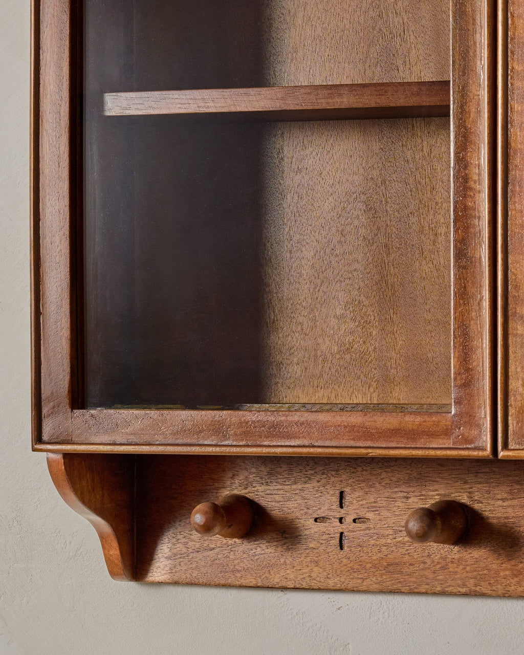 Amelia Oversized Display Cabinet with Glass Doors