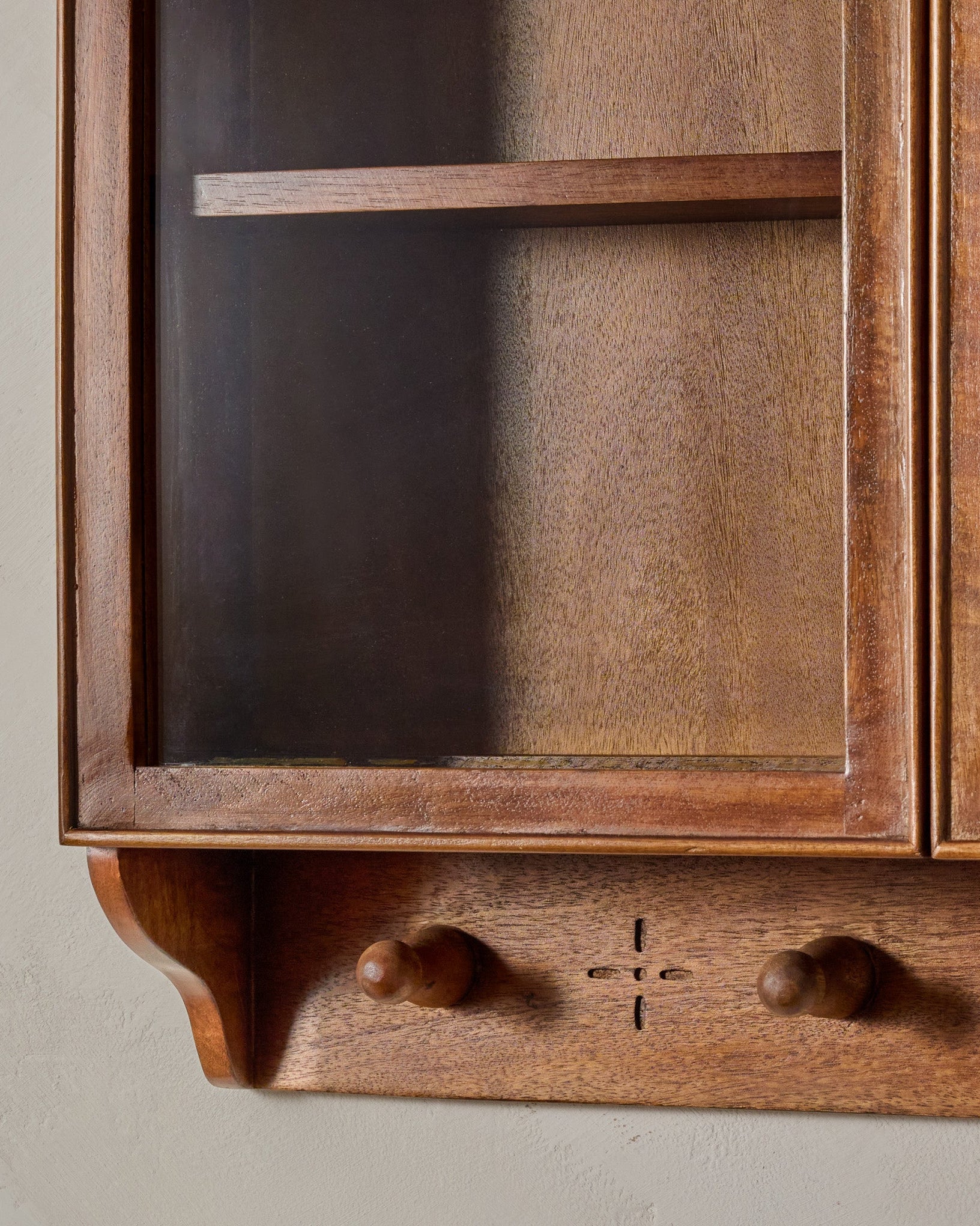 Amelia Oversized Display Cabinet with Glass Doors